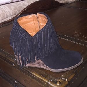 Lucky Brand Black Booties